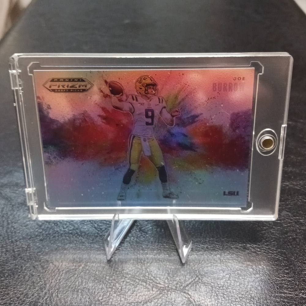 2022 Panini Prizm Colorblast Joe Burrow Novelty Card